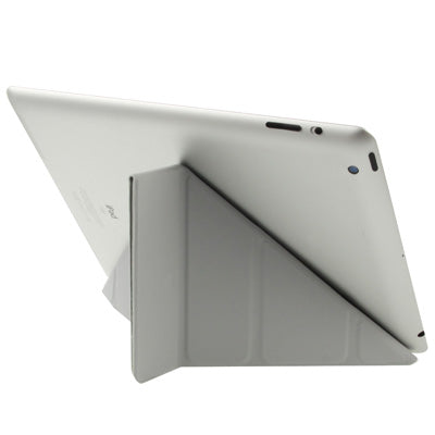 Multifunction 6 Viewing Angles Ultra Thin Smart Cover with Sleep / Wake up & Holder Function for New iPad (iPad 3) & iPad 2,