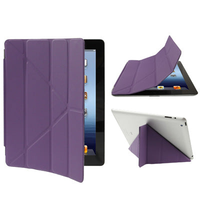 Multifunction 6 Viewing Angles Ultra Thin Smart Cover with Sleep / Wake up & Holder Function for New iPad (iPad 3) & iPad 2,