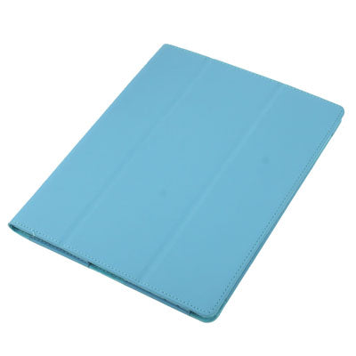 3-fold Sleep / Wake-up Function Leather Case with Holder for iPad 4 / New iPad (iPad 3) / iPad 2,