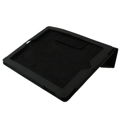3-fold Sleep / Wake-up Function Leather Case with Holder for iPad 4 / New iPad (iPad 3) / iPad 2,