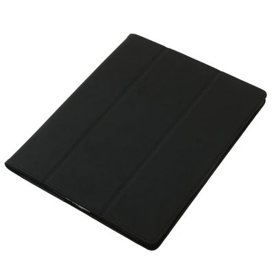3-fold Sleep / Wake-up Function Leather Case with Holder for iPad 4 / New iPad (iPad 3) / iPad 2,