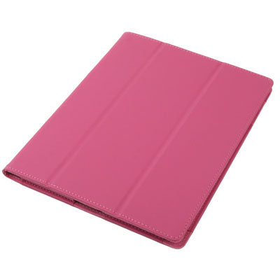 3-fold Sleep / Wake-up Function Leather Case with Holder for iPad 4 / New iPad (iPad 3) / iPad 2,
