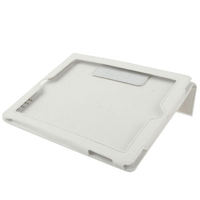 3-fold Sleep / Wake-up Function Leather Case with Holder for iPad 4 / New iPad (iPad 3) / iPad 2,