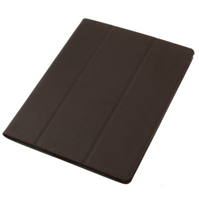 3-fold Sleep / Wake-up Function Leather Case with Holder for iPad 4 / New iPad (iPad 3) / iPad 2,