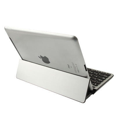 Multifunctional Wiredrawing Aluminum Plate Bluetooth 3.0 Keyboard with 2.4GHz Wireless Nano Receiver for iPad 2 / New iPad (iPad 3), Galaxy Tab P7500 / P7510, P7300 / P7310 and Other Mobile Phone, Computer, etc.(Silver)