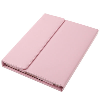High Quality Silicone Key Bluetooth Keyboard with Folding Leather Protective Case for New iPad (iPad 3) / iPad 4 / iPad 2,