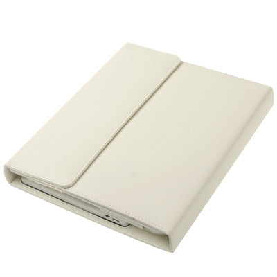 High Quality Silicone Key Bluetooth Keyboard with Folding Leather Protective Case for New iPad (iPad 3) / iPad 4 / iPad 2,