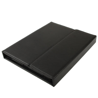 High Quality Silicone Key Bluetooth Keyboard with Folding Leather Protective Case for New iPad (iPad 3) / iPad 4 / iPad 2,