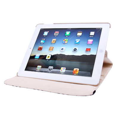 360 Degree Rotatable Scotland Gyrosigma Case with Holder for iPad 4 / New iPad (iPad 3) / iPad 2