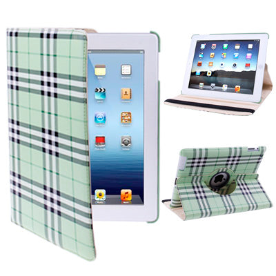 360 Degree Rotatable Scotland Gyrosigma Case with Holder for iPad 4 / New iPad (iPad 3) / iPad 2