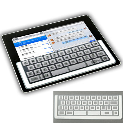 Slim Touch Typing iKeyboard for New iPad (iPad 3) / iPad 2 / iPad