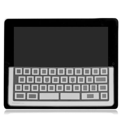 Slim Touch Typing iKeyboard for New iPad (iPad 3) / iPad 2 / iPad