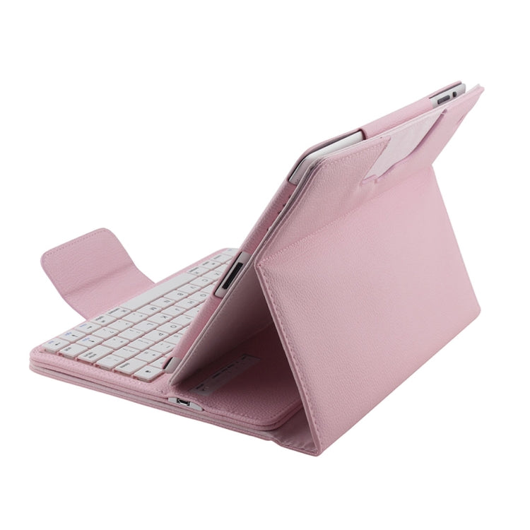 Bluetooth 3.0 Keyboard with Detachable Leather Tablet Case for iPad 4 / 3 / 2