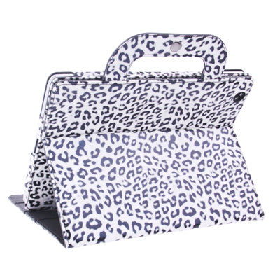 Leopard Multi-functional Sleep / Wake-up Leather Case with Holder / Handbag / for iPad 4 / New iPad (iPad 3) / iPad 2