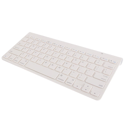 2.4GHz Bluetooth Keyboard with Holder for New iPad / iPad 2 / 3 / 4, iPhone 6 & 6S / iPhone 5 & 5C & 5S / iPhone 4 & 4S / Galaxy Tablet Series / Other Mobile Device(White)