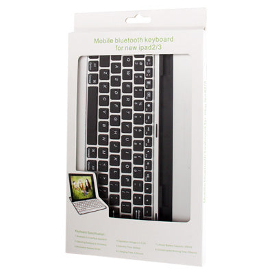 Bluetooth 3.0 Wireless Ultra-slim Aluminum Keyboard for New iPad (iPad 3) / iPad 2