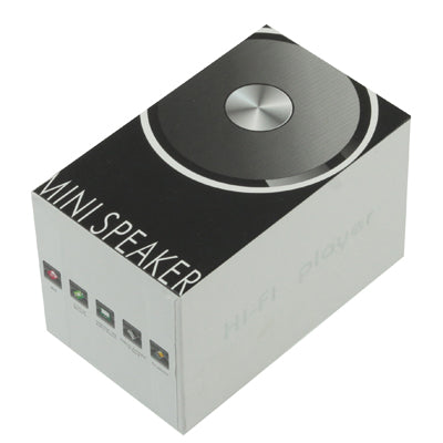 A61HiFi Bluetooth 2.0 Mini Aluminum Card Reader Speaker for New iPad (iPad 3) / iPad 2 / iPhone 4 & 4S / 3GS(Red)