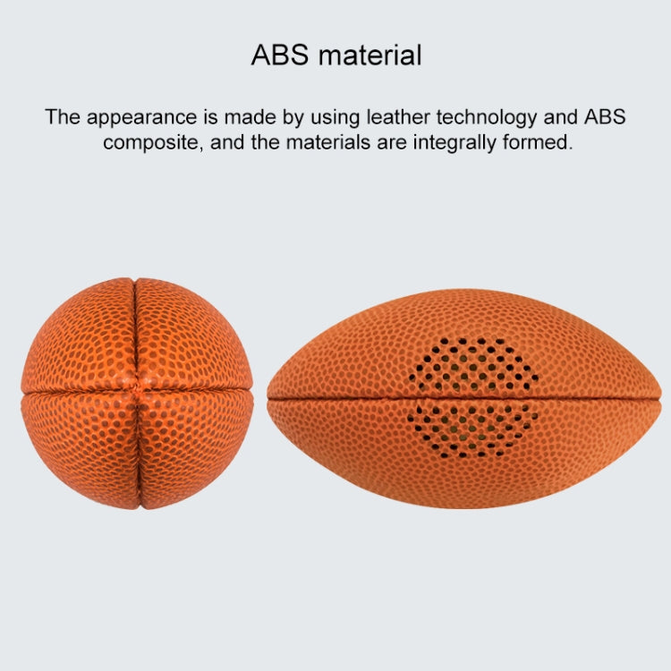 WB46-A1 TWS 360 Degree Autorotation Magnetic Levitation Rugby Football Shape Bluetooth Speaker with LED Colorful Light, Support Touch & Hands-free Call