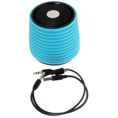 360Â°Amplifier Deliver Muchmore Impressive Sound, TF Card Reader Speaker for New iPad (iPad 3) / iPad 2 / iPhone 4 & 4S / 3GS / HTC / Samsung Mobile Phone (Baby Blue)
