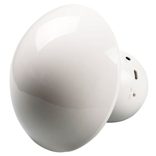 LED Mushroom Bluetooth 4.0 + EDR Speaker with 3.5mm Audio Interface, Support TF Card, Suit for iPhone 5 & 5S / iPad mini 1 / 2 / 3, Galaxy S5 / S4 and Other Bluetooth Device(White)