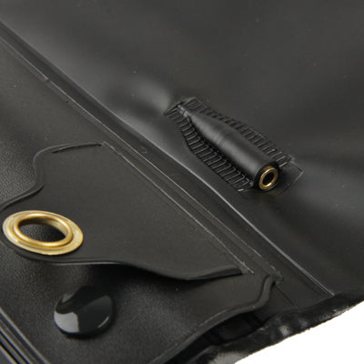 Waterproof Bag Case Cover for New iPad (iPad 3) / iPad 2 / iPad + Audio Line(Black)