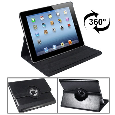 Leather Case with Holder for New iPad (iPad 3) / iPad 2, Sleep / Wake-up Function