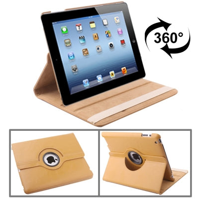 Leather Case with Holder for New iPad (iPad 3) / iPad 2, Sleep / Wake-up Function