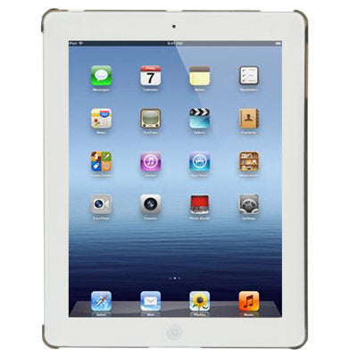 Translucent Single-sided Matte Smart Cover Partner Plastic Protector Shell for New iPad (iPad 3),