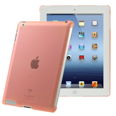 Translucent Single-sided Matte Smart Cover Partner Plastic Protector Shell for New iPad (iPad 3),