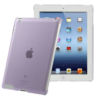 Translucent Single-sided Matte Smart Cover Partner Plastic Protector Shell for New iPad (iPad 3),