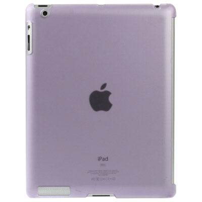 Translucent Single-sided Matte Smart Cover Partner Plastic Protector Shell for New iPad (iPad 3),