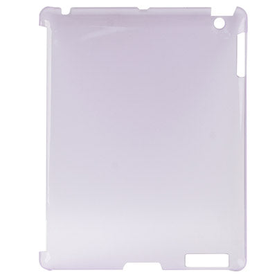 Translucent Single-sided Matte Smart Cover Partner Plastic Protector Shell for New iPad (iPad 3),