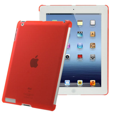 Translucent Single-sided Matte Smart Cover Partner Plastic Protector Shell for New iPad (iPad 3),