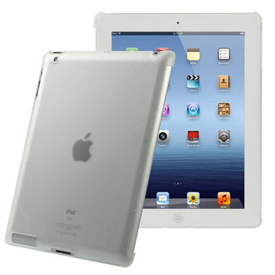 Translucent Single-sided Matte Smart Cover Partner Plastic Protector Shell for New iPad (iPad 3),