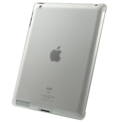 Translucent Single-sided Matte Smart Cover Partner Plastic Protector Shell for New iPad (iPad 3),