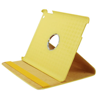 Dot Pattern 2-angle Viewing 360 Degree Rotatable Leather Case with Holder for New iPad (iPad 3),
