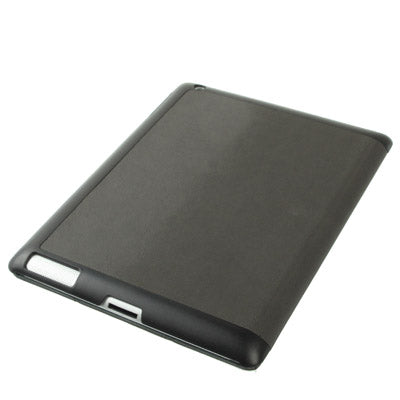 Ultra Slim 3-fold Leather Case with Holder & Sleep / Wake-up Function for New iPad (iPad 3) / iPad 2