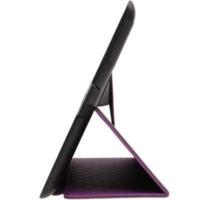 Non-slip Smart Leather Case with Sleep / Wake-up & Holder Function for New iPad (iPad 3), iPad 4 Support Radiating, Dust plug, Portable Style, Amplifier function