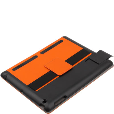Non-slip Smart Leather Case with Sleep / Wake-up & Holder Function for New iPad (iPad 3), iPad 4 Support Radiating, Dust plug, Portable Style, Amplifier function