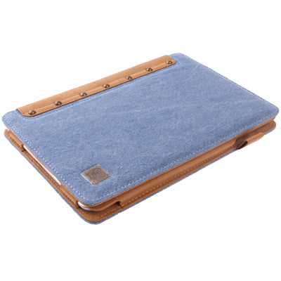 MEIYANGBIAO Leather Felt Protector Case with Holder & Credit Card Slots & Leather Headset Cord Wrap for iPad 4 / New iPad (iPad 3)