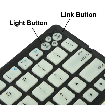 Bluetooth 3.0 Folding Keyboard for iPad 4 / New iPad (iPad 3) / iPad 2 / iPhone 6 & 6S / iPhone 5 & 5S / iPhone 4 & 4S / Tablet PC, Operating Distance: 10m(Black)
