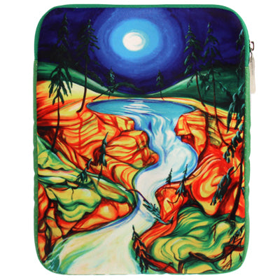 River Pattern Leading Fashion Tread Sleeves Carry Bag for iPad 4 / 10.0 inch