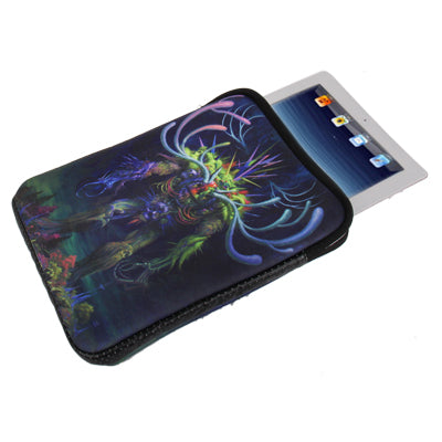 Monster Pattern Leading Fashion Tread Sleeves Carry Bag for iPad 4 / 10.0 inch