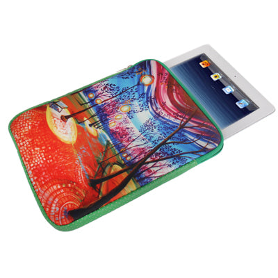 Park Street Pattern Leading Fashion Tread Sleeves Carry Bag for iPad 4 / 10.0 inch