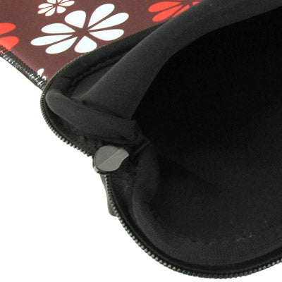 9.7 / 10.1 inch Flower Pattern Thermal Transfer Soft Protective Laptop Zipper Bag, Suitable for iPad 4 / iPad 3 / iPad 2, Galaxy Tab 10.1 / P7500, Galaxy Note 10.1 / N8000