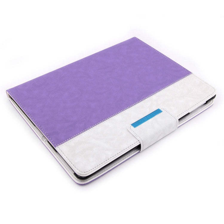 ENKAY ENK-3138 360 Degree Rotation Cloth Texture PU Leather Case with Sleep / Wake-up Function & Holder for iPad 4 / New iPad (iPad 3) / iPad 2