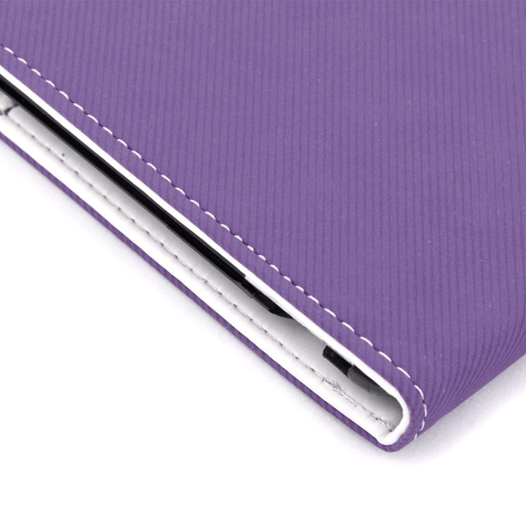 ENKAY ENK-3138 360 Degree Rotation Cloth Texture PU Leather Case with Sleep / Wake-up Function & Holder for iPad 4 / New iPad (iPad 3) / iPad 2