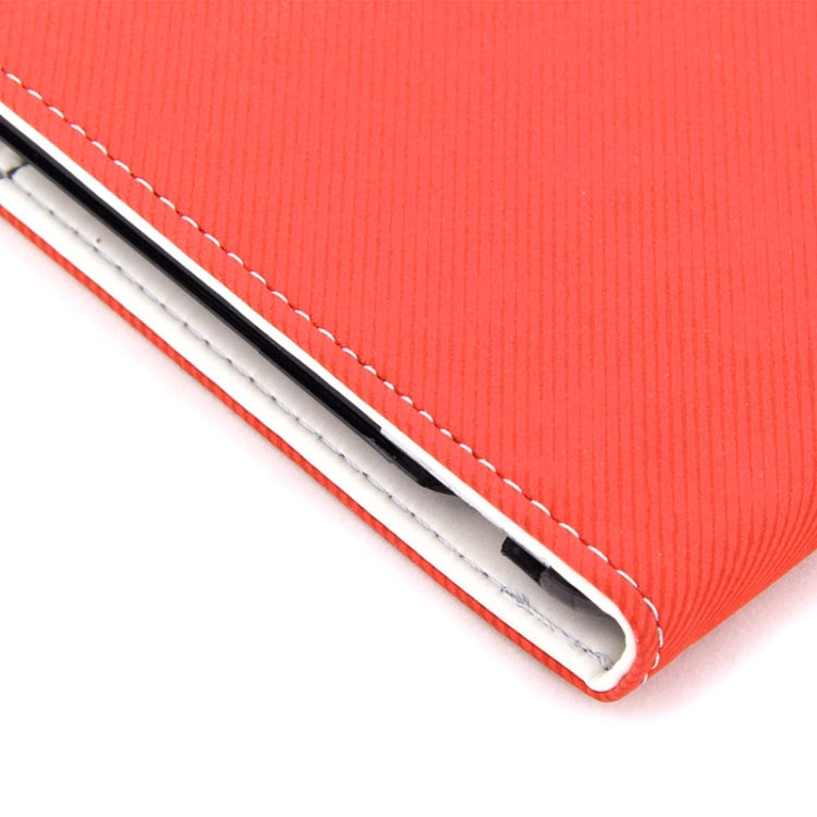 ENKAY ENK-3138 360 Degree Rotation Cloth Texture PU Leather Case with Sleep / Wake-up Function & Holder for iPad 4 / New iPad (iPad 3) / iPad 2