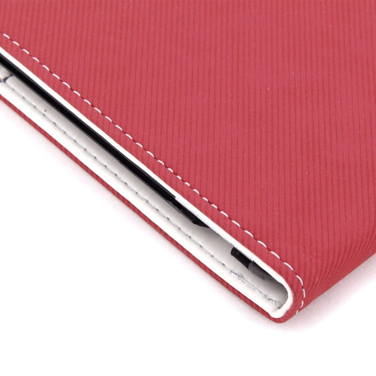 ENKAY ENK-3138 360 Degree Rotation Cloth Texture PU Leather Case with Sleep / Wake-up Function & Holder for iPad 4 / New iPad (iPad 3) / iPad 2
