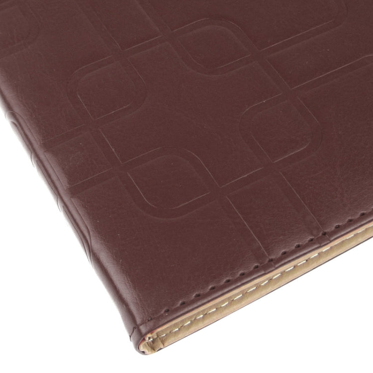 ENKAY Crazy Horse Texture Embossing Pattern Protective PU Leather Case with Sleep / Wake-up Function & Credit Card Slots for iPad 4 / New iPad (iPad 3) / iPad 2